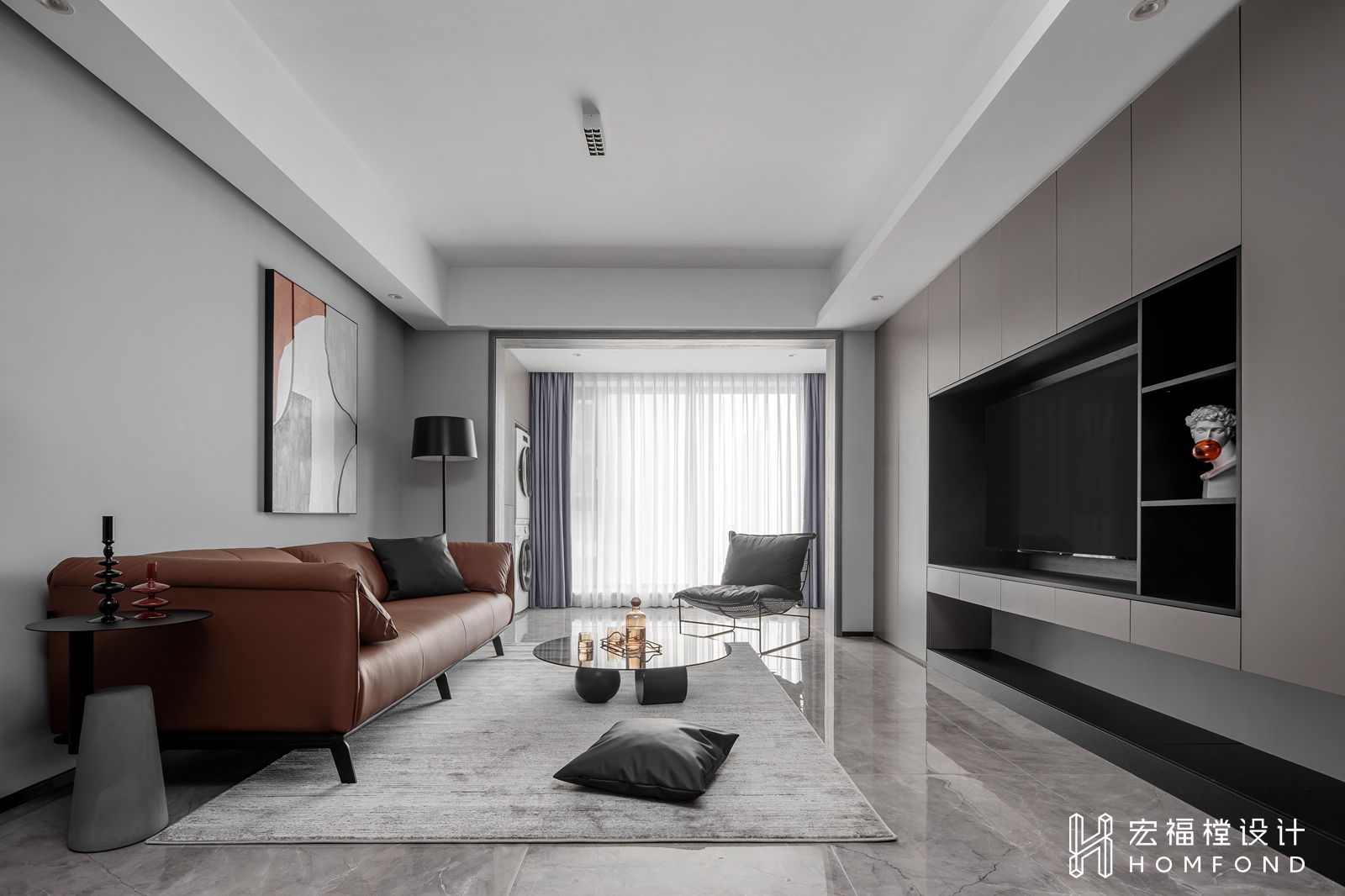 成都“途中”现代家居设计丨中国成都丨成都宏福樘设计-13