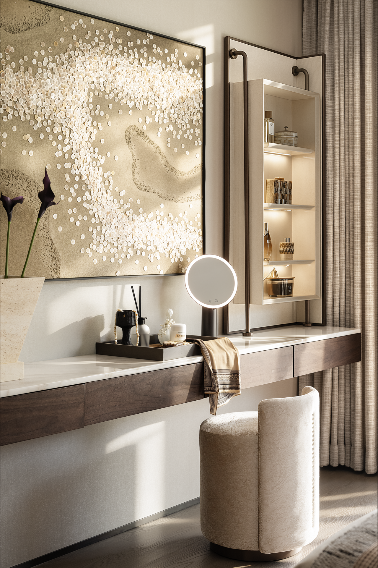 华润置地·三亚观岚二期143㎡,130㎡,110㎡样板间丨中国三亚丨精装设计矩阵纵横,软装设计北京靳朝晖设计-31