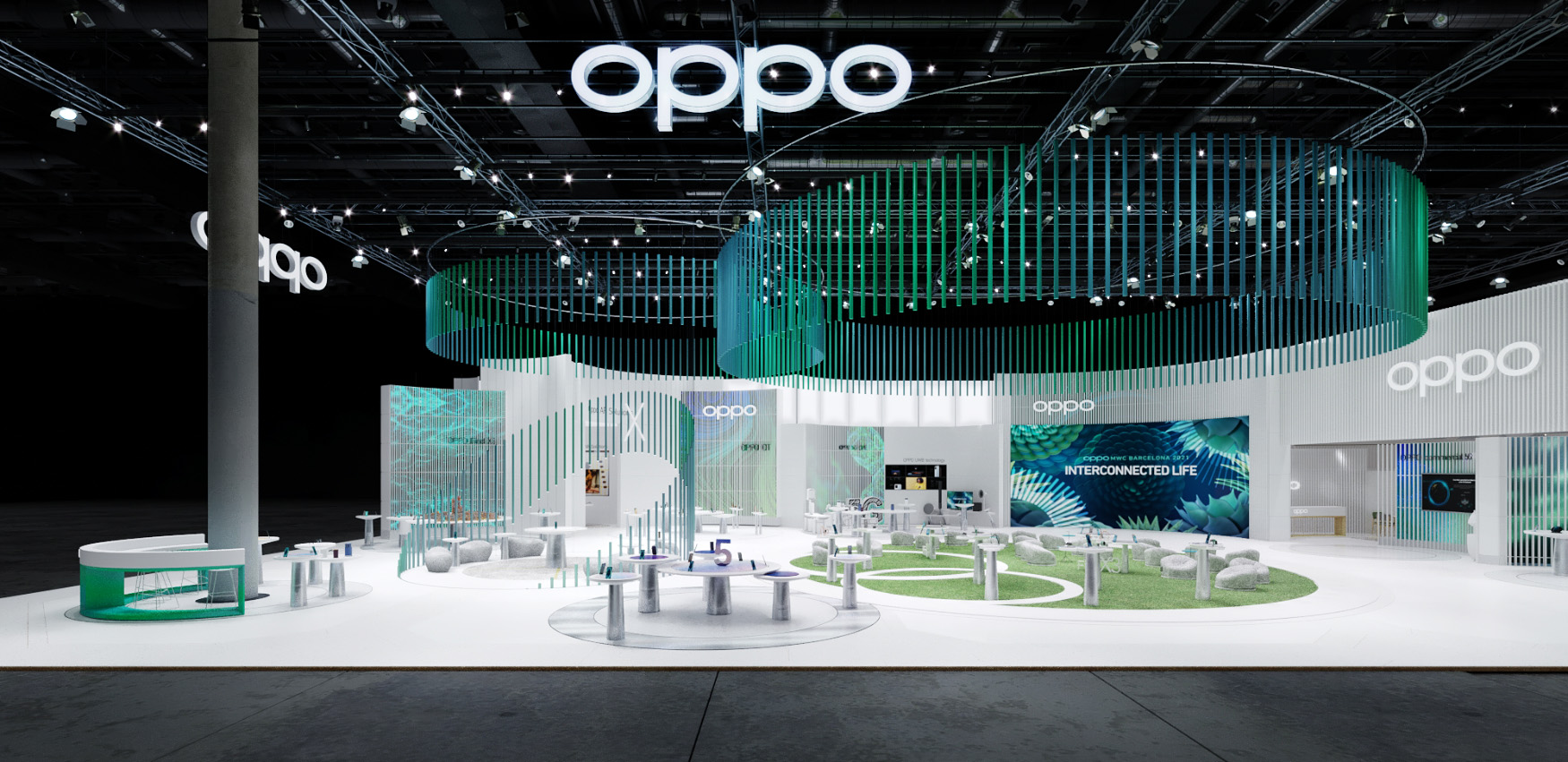OPPO MWC Barcelona 展位设计丨西班牙巴塞罗那-3