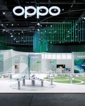 OPPO MWC Barcelona 展位设计丨西班牙巴塞罗那
