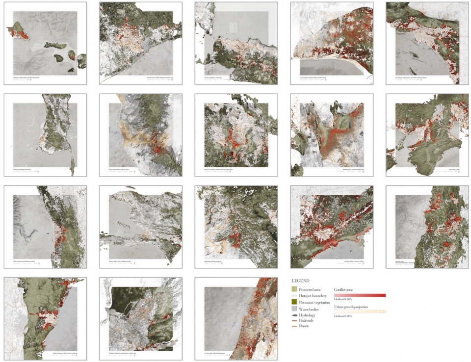 《世界末日地图集》——揭示生物保护与城市发展冲突的景观设计-59