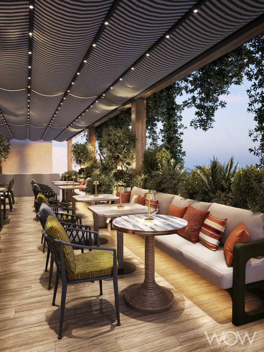 比佛利山庄的屋顶餐厅-13