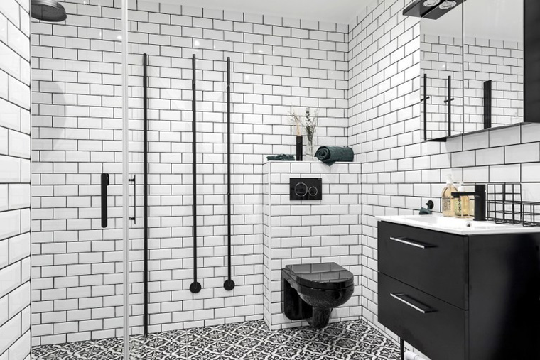 北欧工业风公寓 | 无彩色打造单身女子质感空间-15