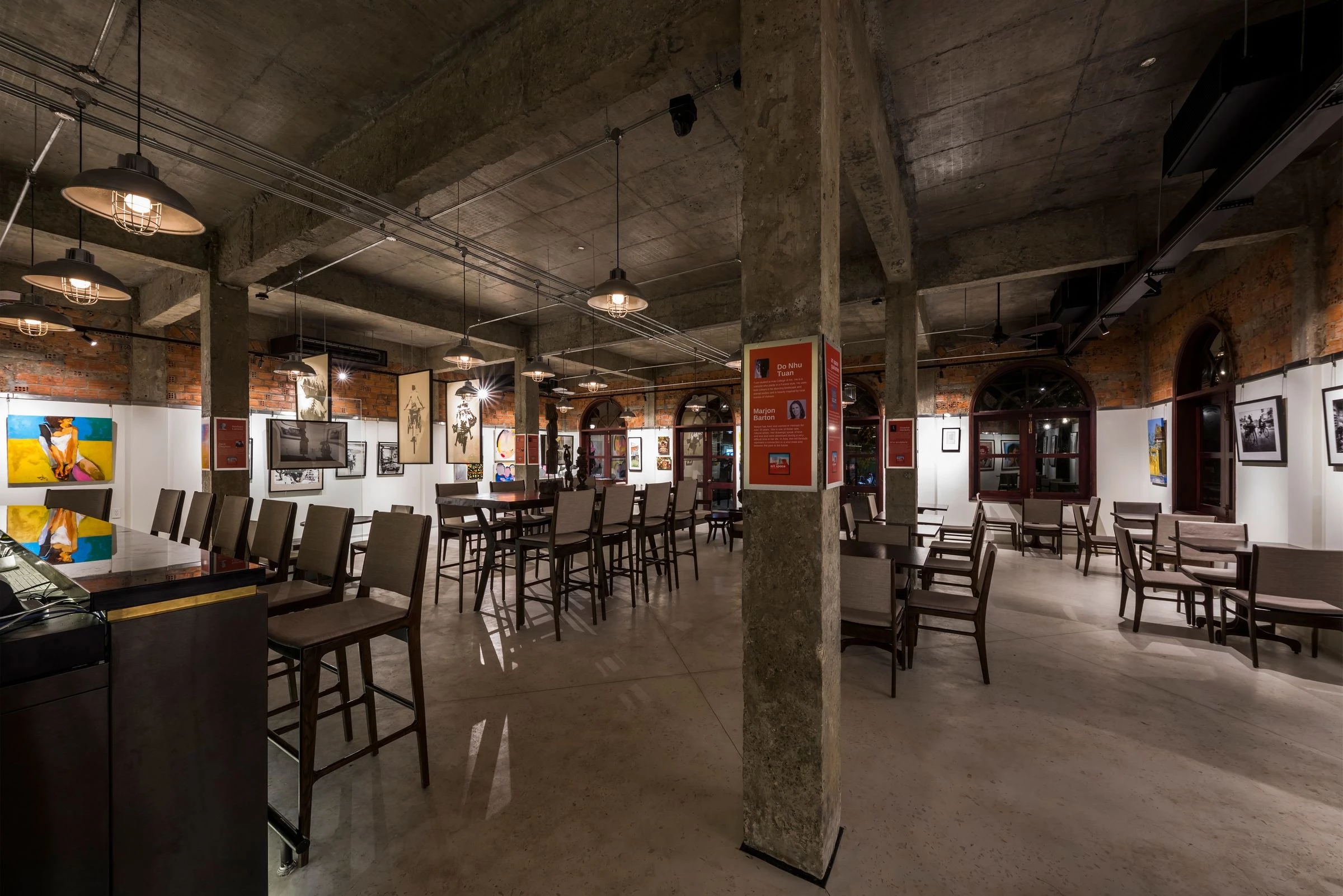 越南传统与现代的完美融合——"艺术空间"餐厅与画廊-28