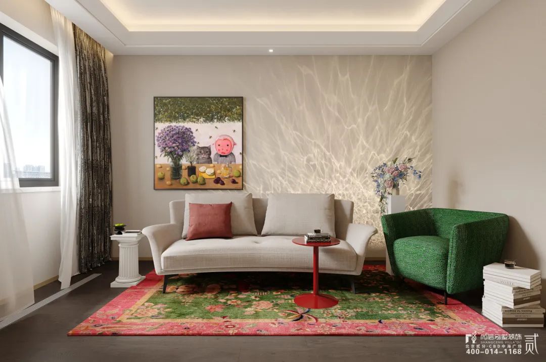 中国府 x 尚层作品 | 90后帅哥独享的178㎡现代大平层，用软装为家注入灵魂！-20