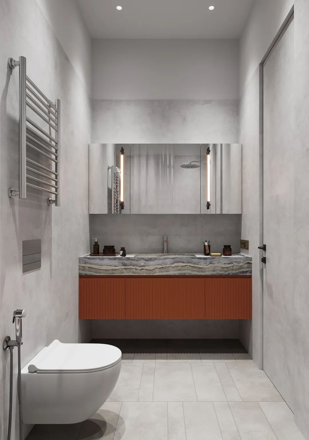 莫斯科 106㎡现代简约家居,融入苏联构成主义风格-85