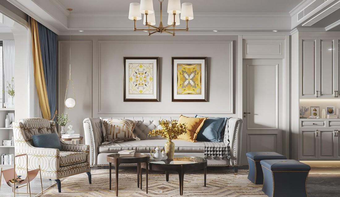 平层丨简 · 爱 - 温婉轻美式丨云端点墨设计-3