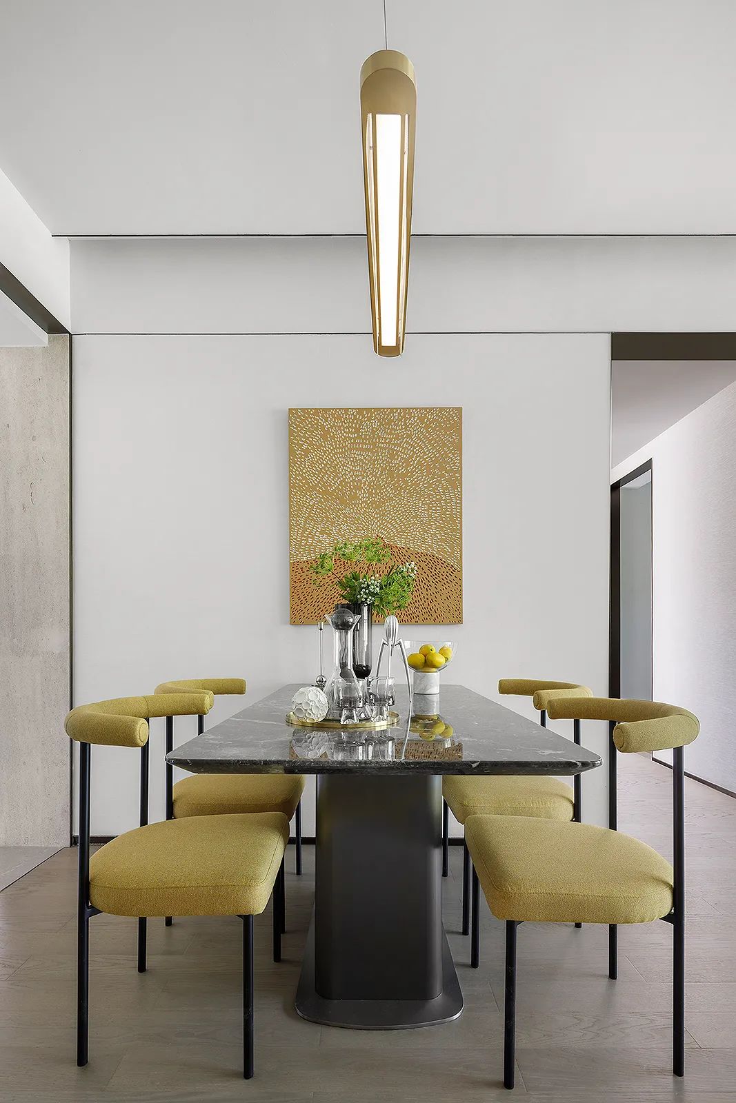 黄色花粉绘制的现代温馨空间丨中国揭阳丨AC•之晏设计-12