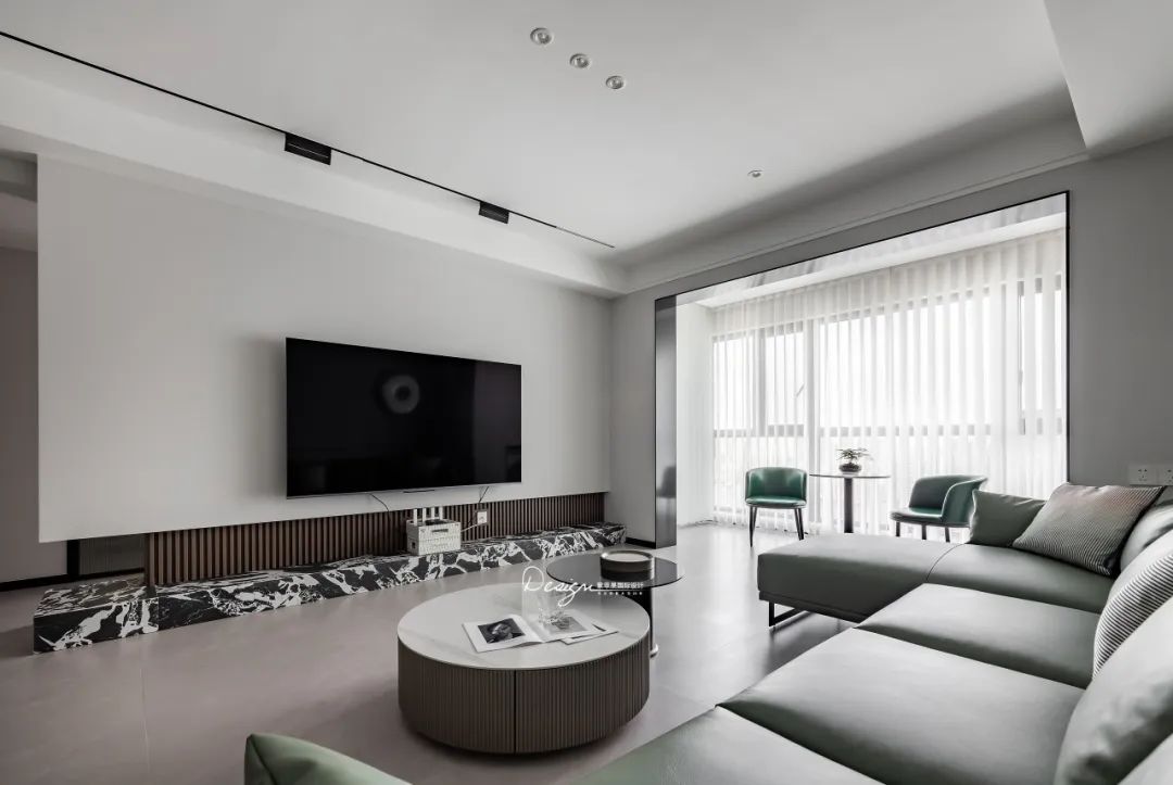 润城第四大道现代简约家居设计丨紫苹果装饰集团-24