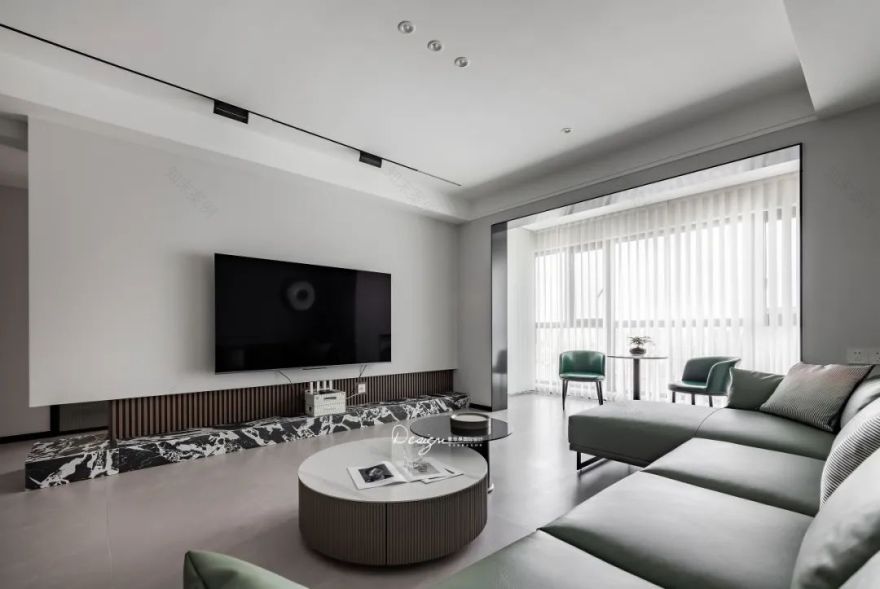 润城第四大道现代简约家居设计丨紫苹果装饰集团-24