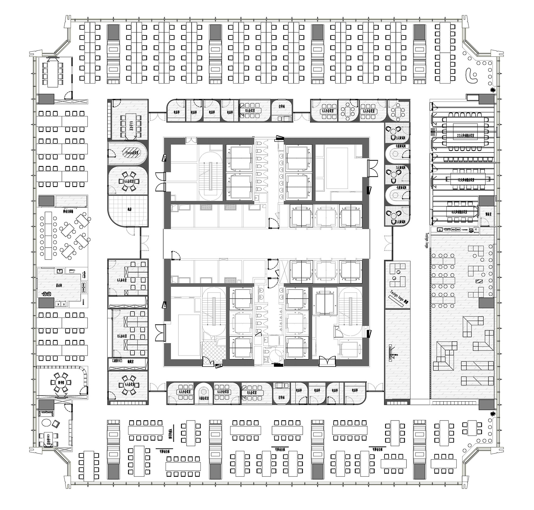 积极的厚墙–特赞星扬西岸中心总部办公室丨中国上海丨XFRAME 乂口设计-81