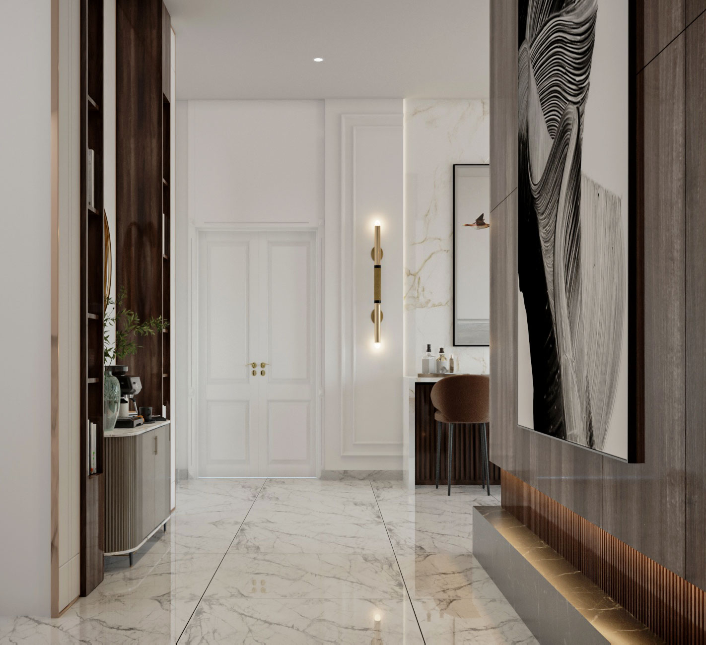 生活设计新古典风格丨Ghanem 设计工作室-9