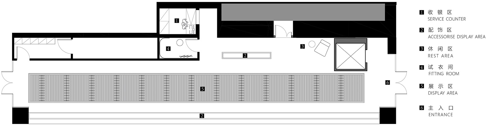 SND重庆环球金融中心WFC概念店丨中国重庆丨万社设计Various Associates-85