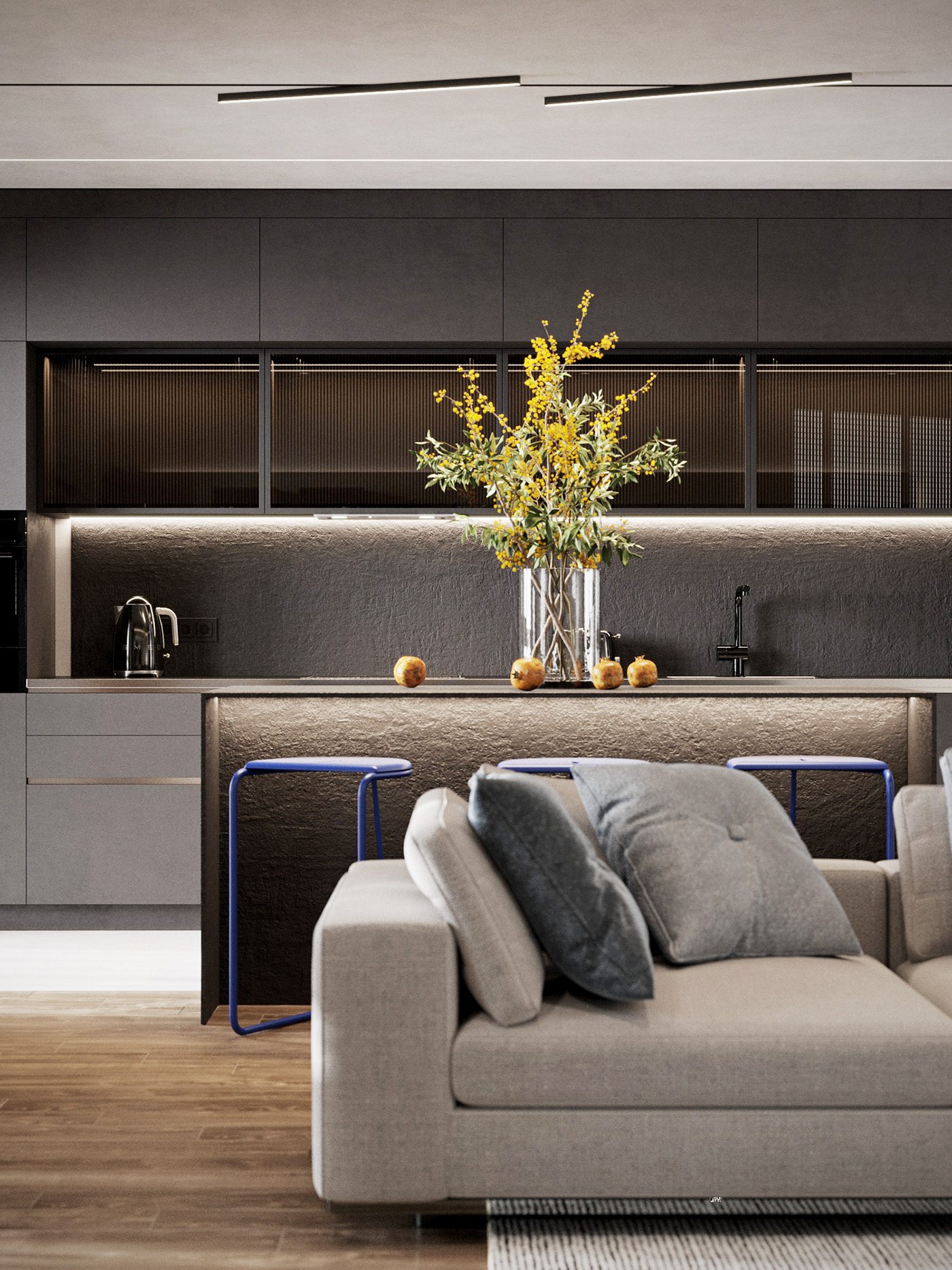 乌克兰 90㎡住宅空间设计-6