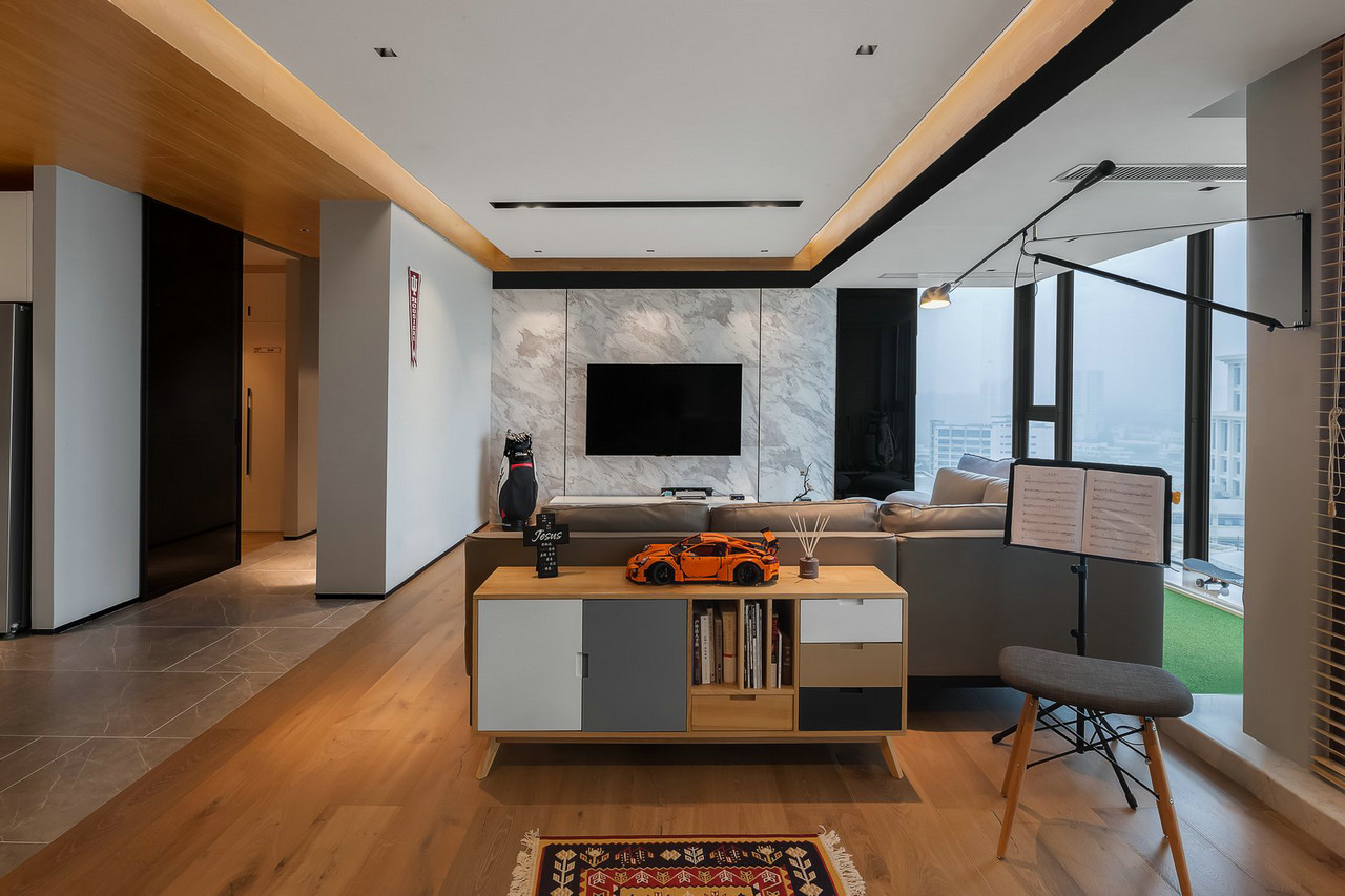 简约港式别墅，诠释都市青年个性自由-4