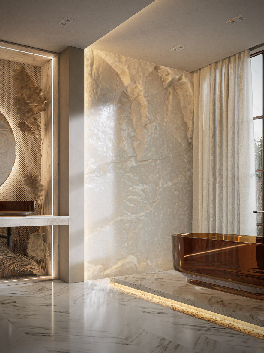 潘帕斯装饰风格启发的浴室-3