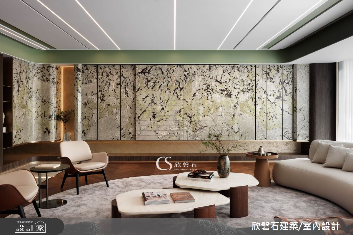 欣磐石·74  寶輝秋紅谷VIII·混搭風·95坪設計案例丨欣磐石建築.空間規劃-16