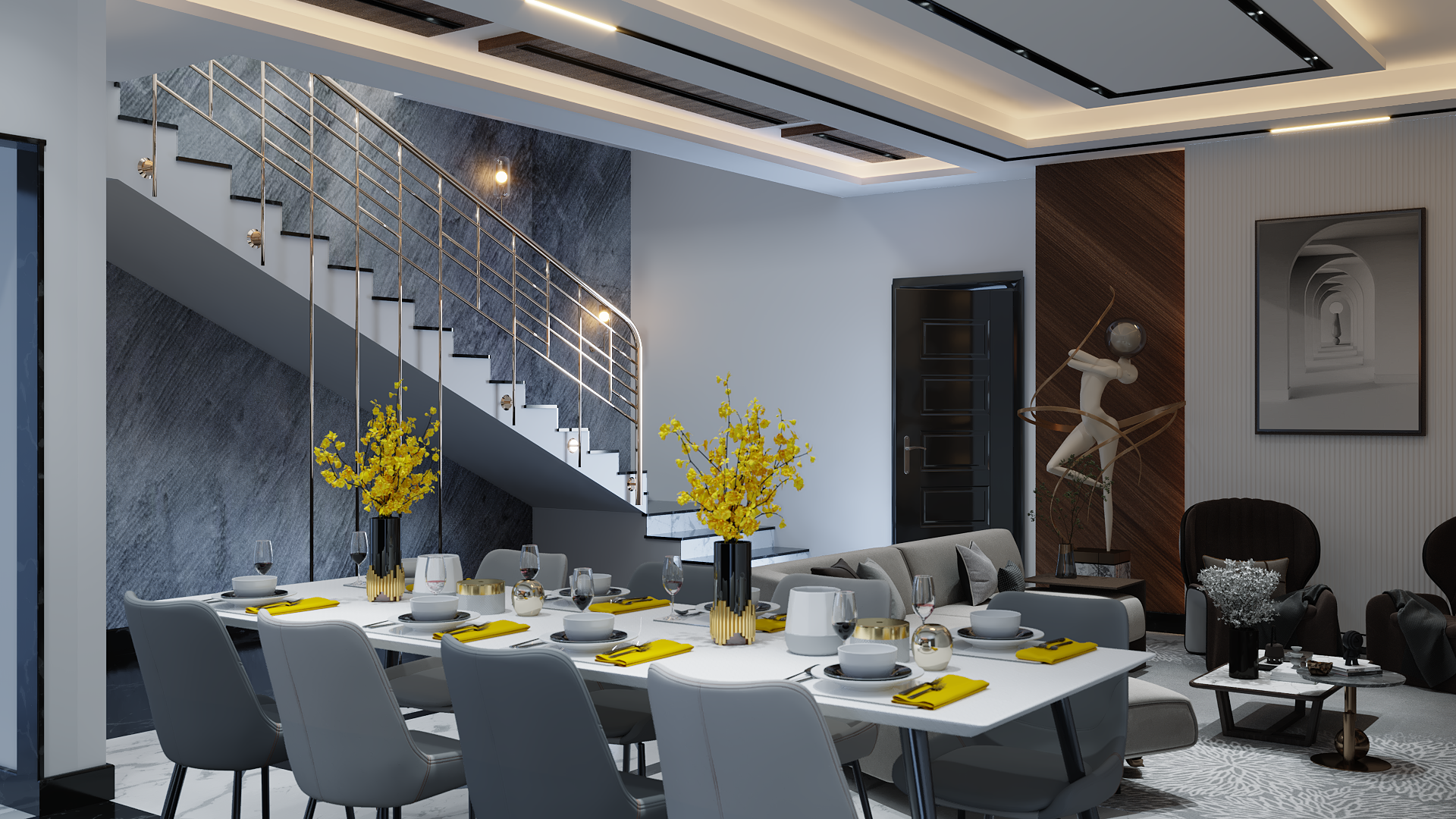 Interior design for a reception area in 2022-1
