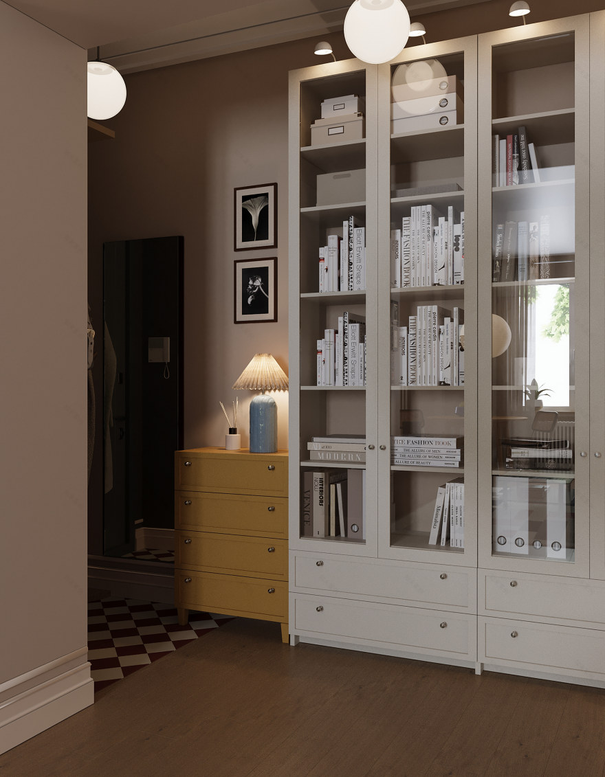 Unnatov(Юннатов)公寓设计项目丨俄罗斯莫斯科丨设计师萨沙·米哈伊洛娃-31