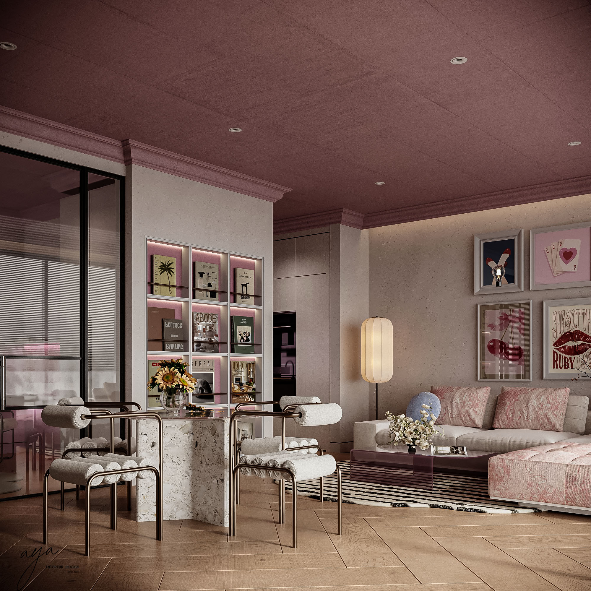 studio apartment living area-5