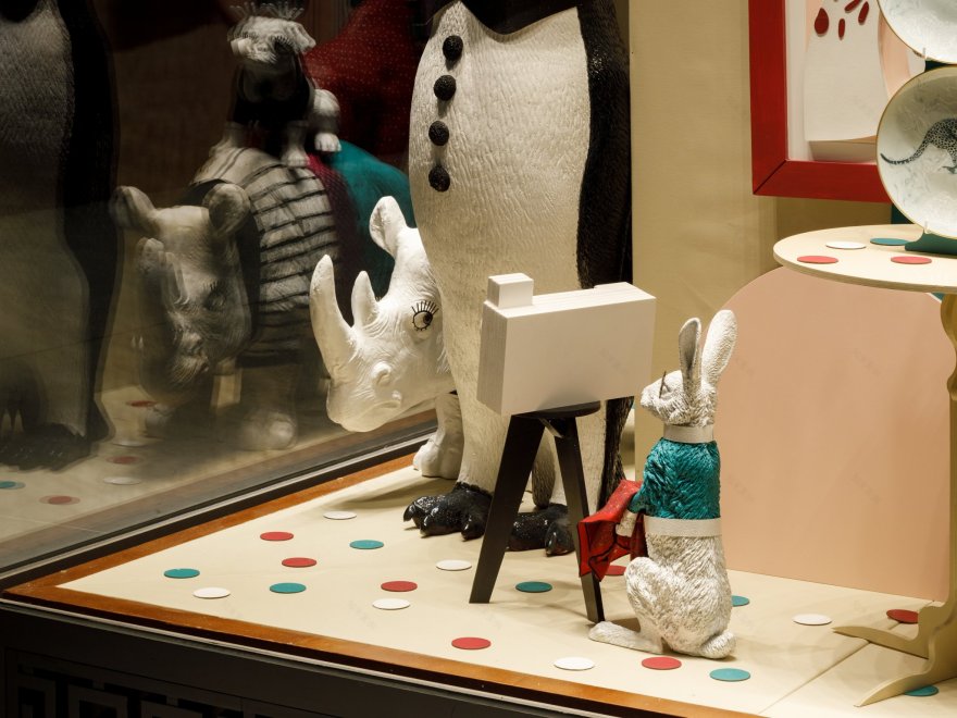 爱马仕圣诞动物园橱窗设计丨法国巴黎丨Studio WM Paris-15