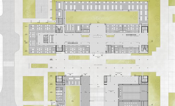 1. Ödül, Tekirdağ Büyükşehir Belediyesi Hizmet Binası ve Çevresi Mimari Proje Yarışması - Arkitera-6