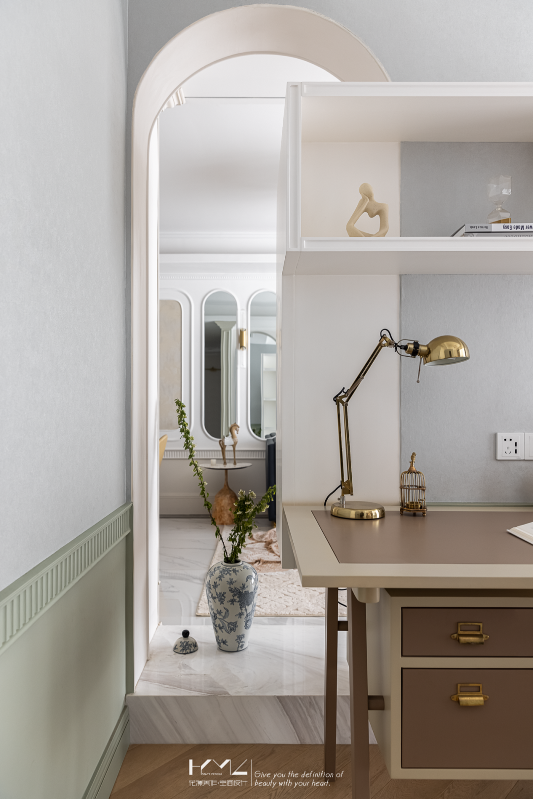花漾美作 · 左岸 · 浪漫法式风格装修设计丨中国南京丨花漾美作·空间设计-46
