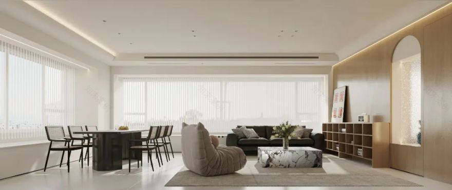 200㎡现代简约大宅设计丨中国无锡丨夏奇大宅设计-12