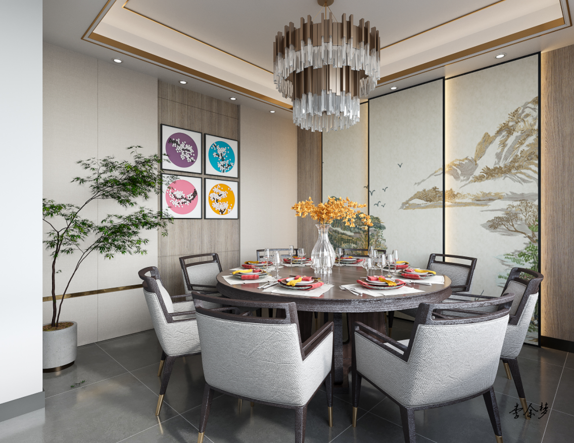 茶香四溢,烟火气十足的酒楼设计-3