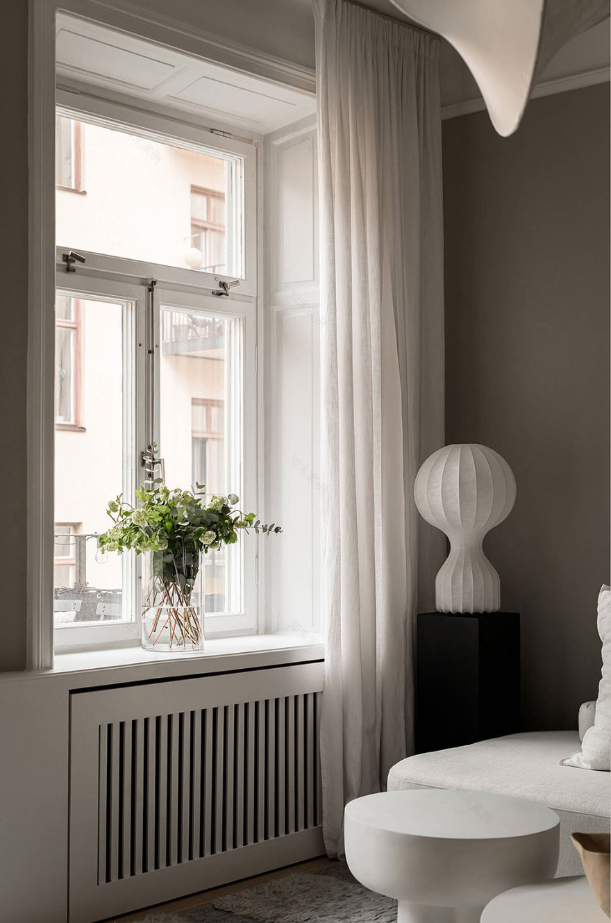 斯德哥尔摩时尚公寓 | 温暖色彩的现代设计-5