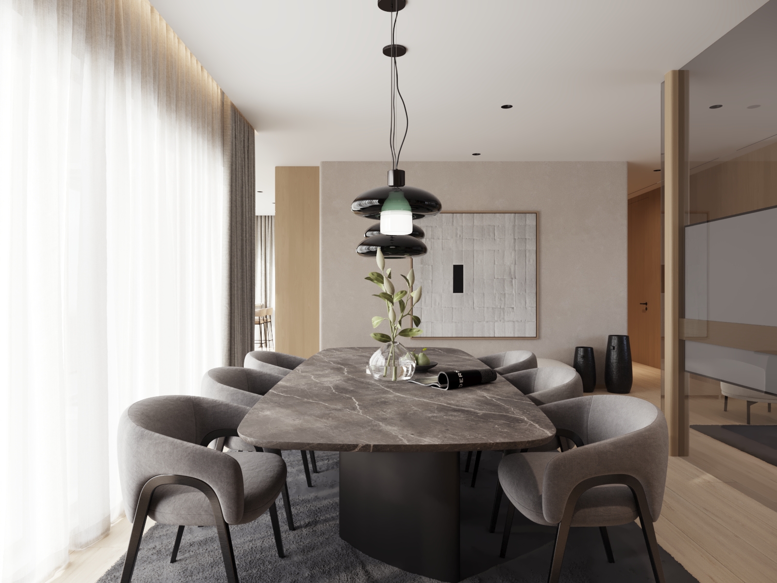 Modern Apartment – 3D Interior Visualization-5