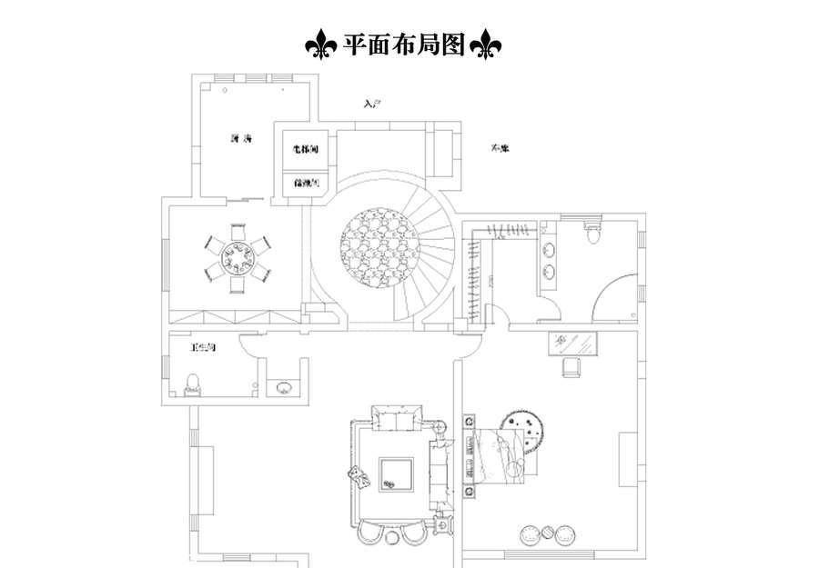 
潍坊企业家自建别墅400平新中式 -9