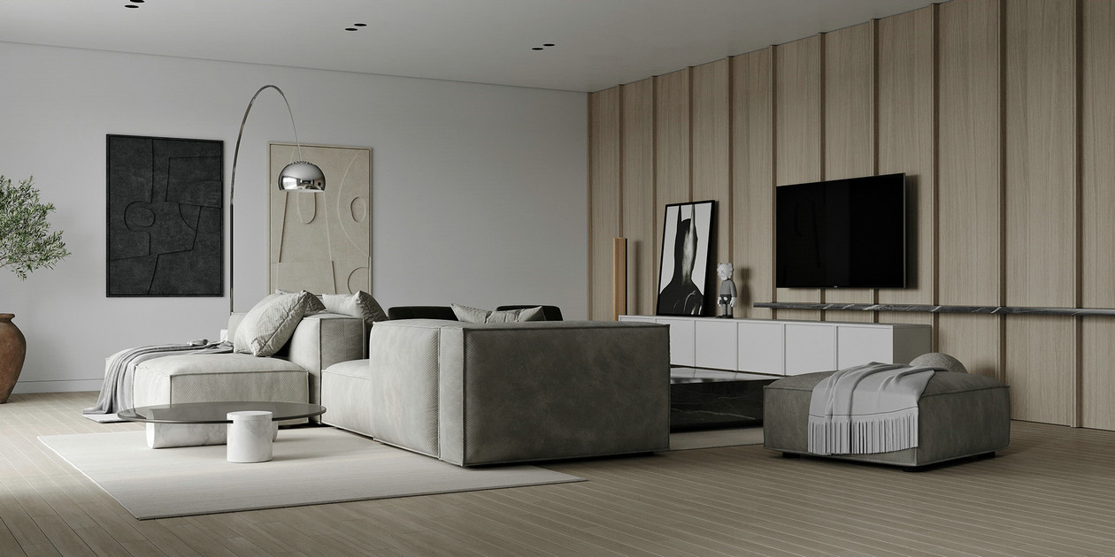 高级灰色系公寓设计 既沉稳又有设计感！-3