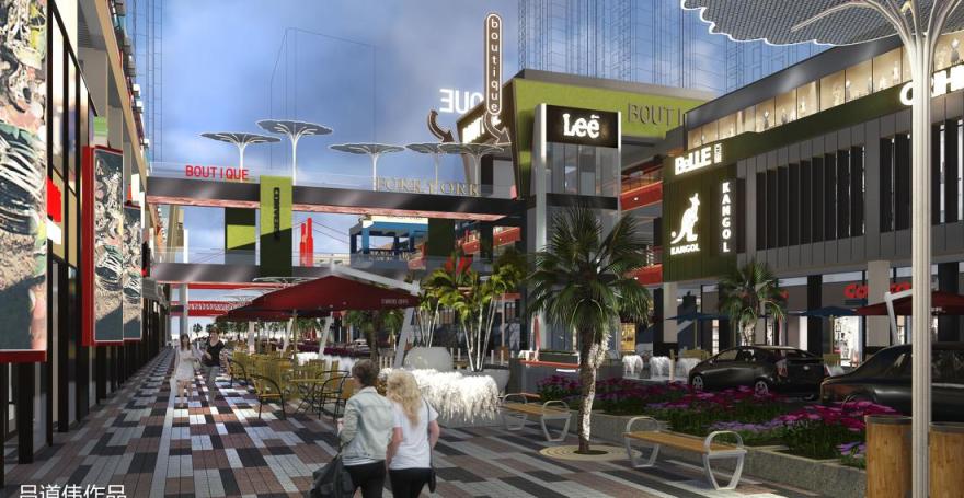 吕道伟操刀海口桫椤湾商业街 | 室内设计的新高峰-12