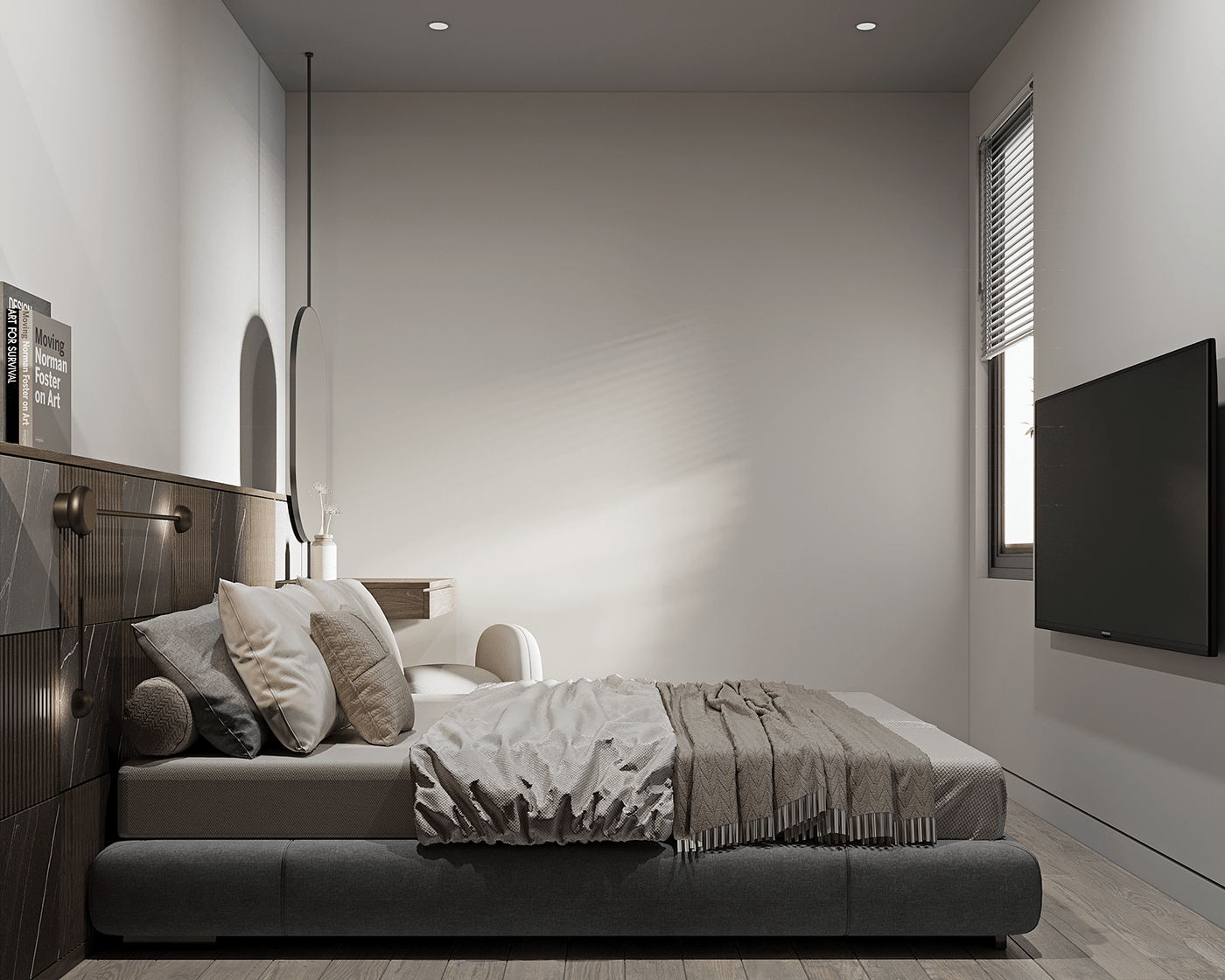 中性色系公寓设计 超精致！-17