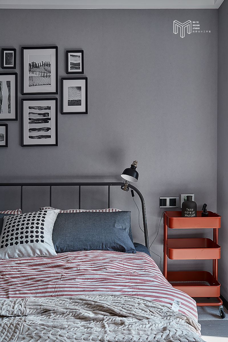 沉静与热力的碰撞 | 桐乡星湖湾 169 平米现代复古家居设计-54