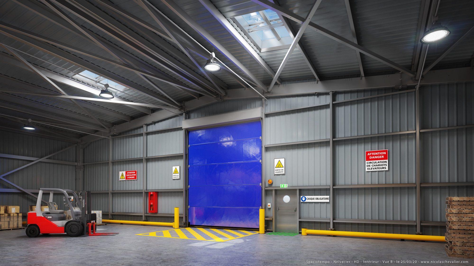 Industrial Building - 3D Visualization - Spaciotempo-5