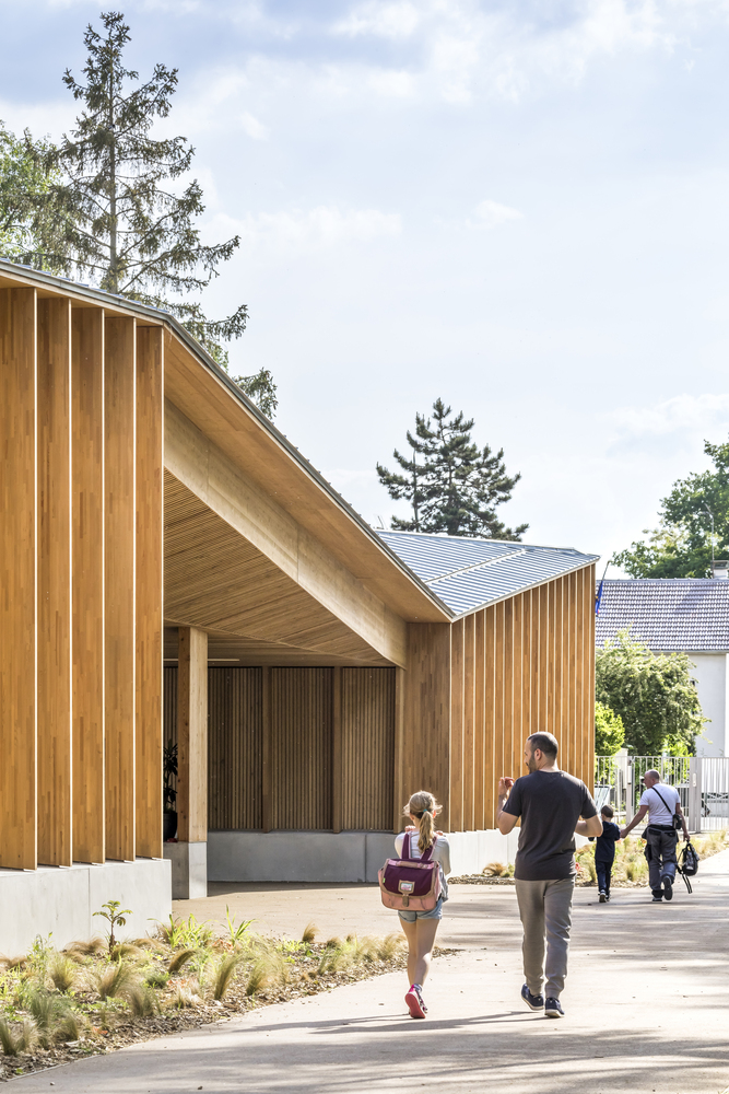 法国 Conflans-Sainte-Honorine 休闲中心与小学扩建项目-44