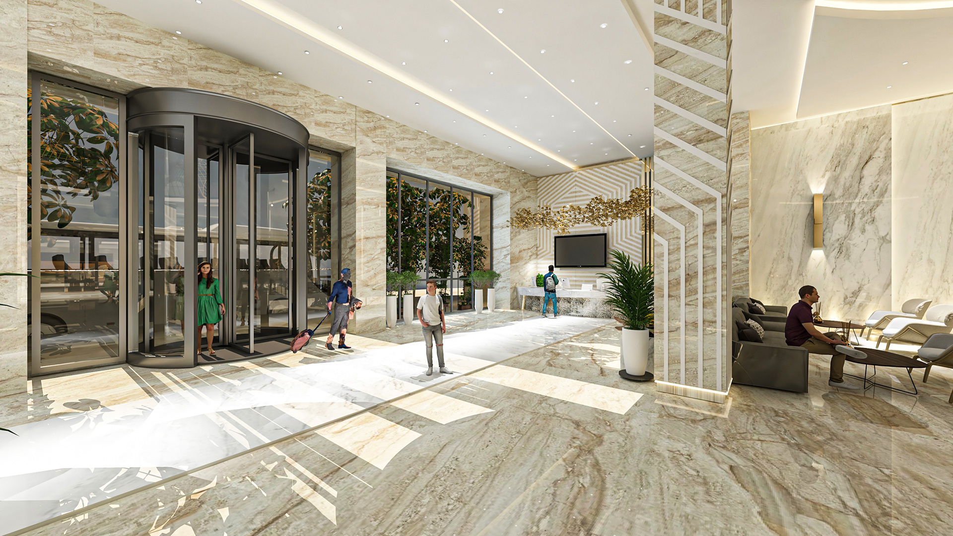 酒店大堂设计-6