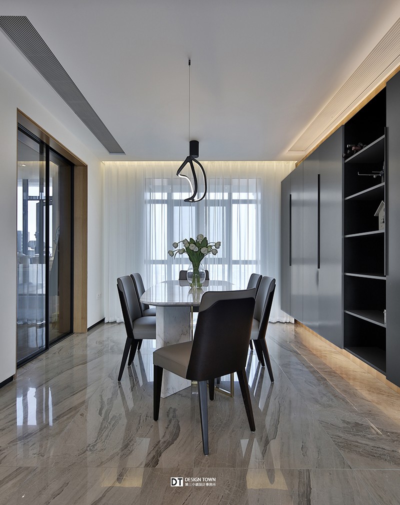 第三小镇现代简约风格住宅设计 | 温暖舒适的宜居空间-9