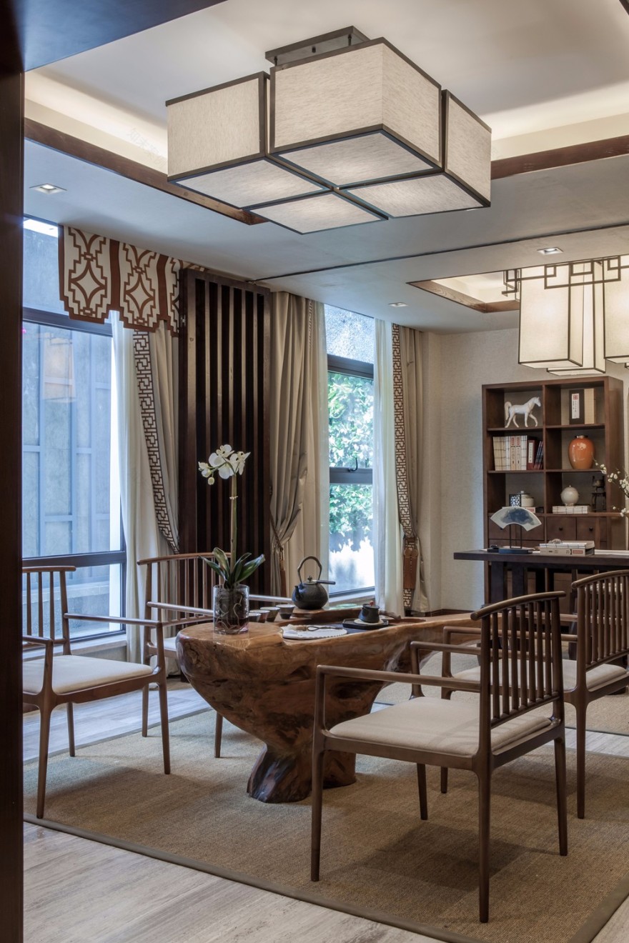 黔人情韵 —— 多彩贵州城中式别墅样板 世阆设计-33