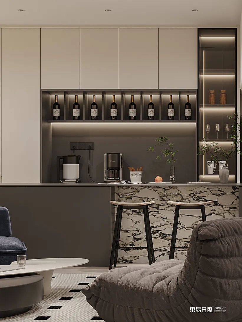 首发.翡丽云邸200㎡现代风设计，餐厅带院子，奢享闲逸生活-14