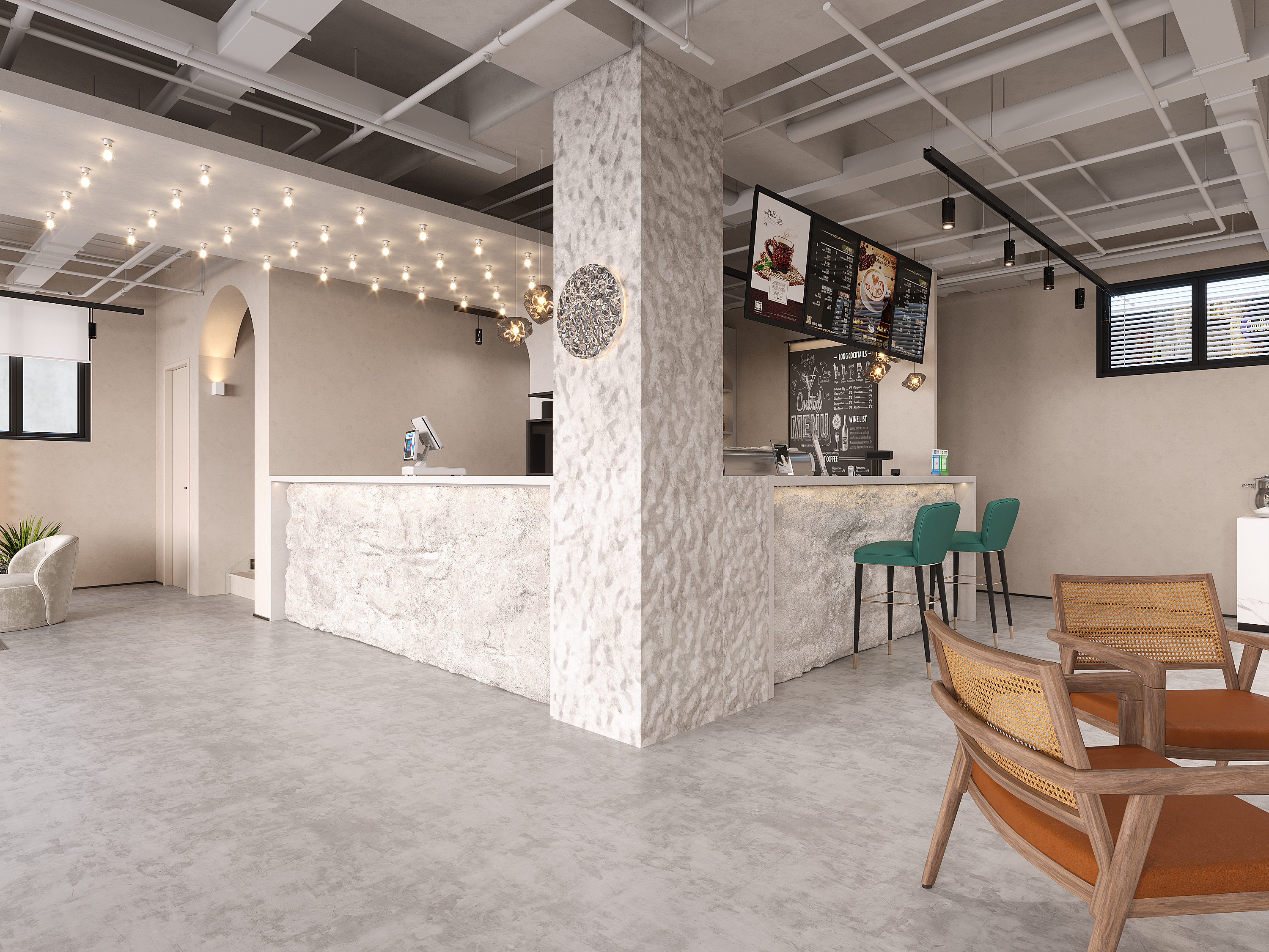 咖啡厅|今天也是温柔的一天，午后的惬意来自冰拿铁。-2