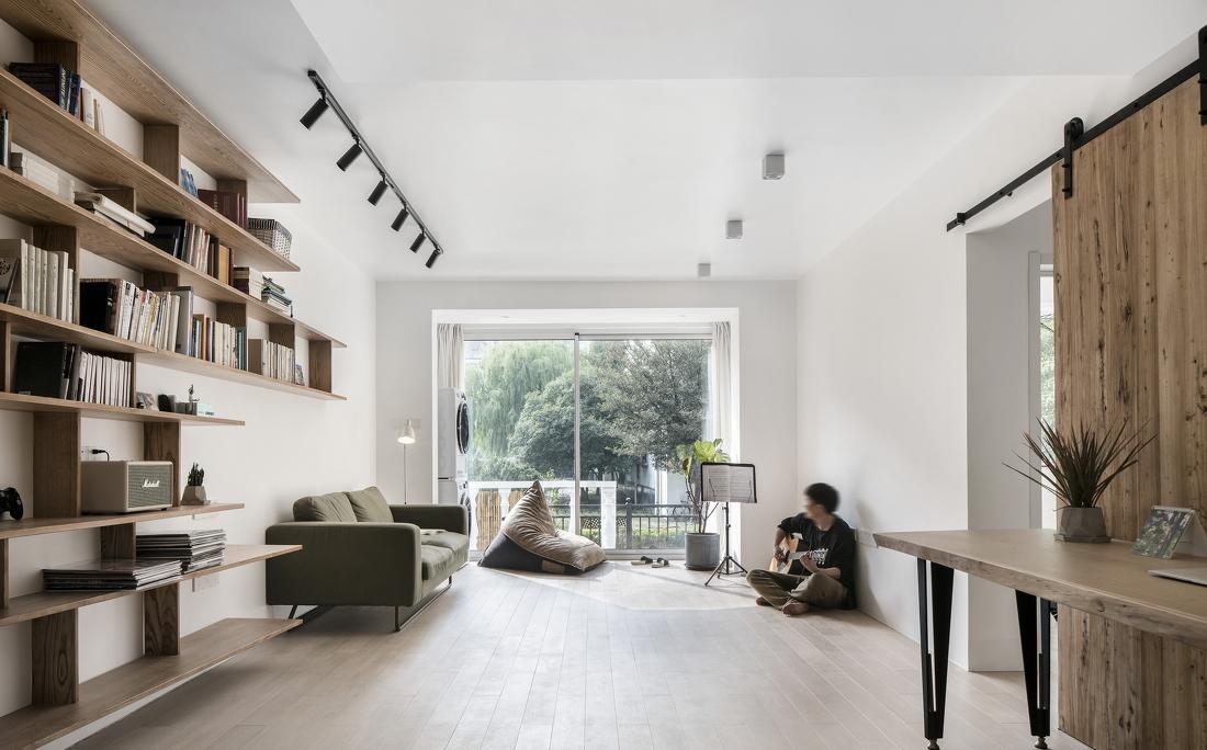 水泥木色共融的原生态居家空间设计-0