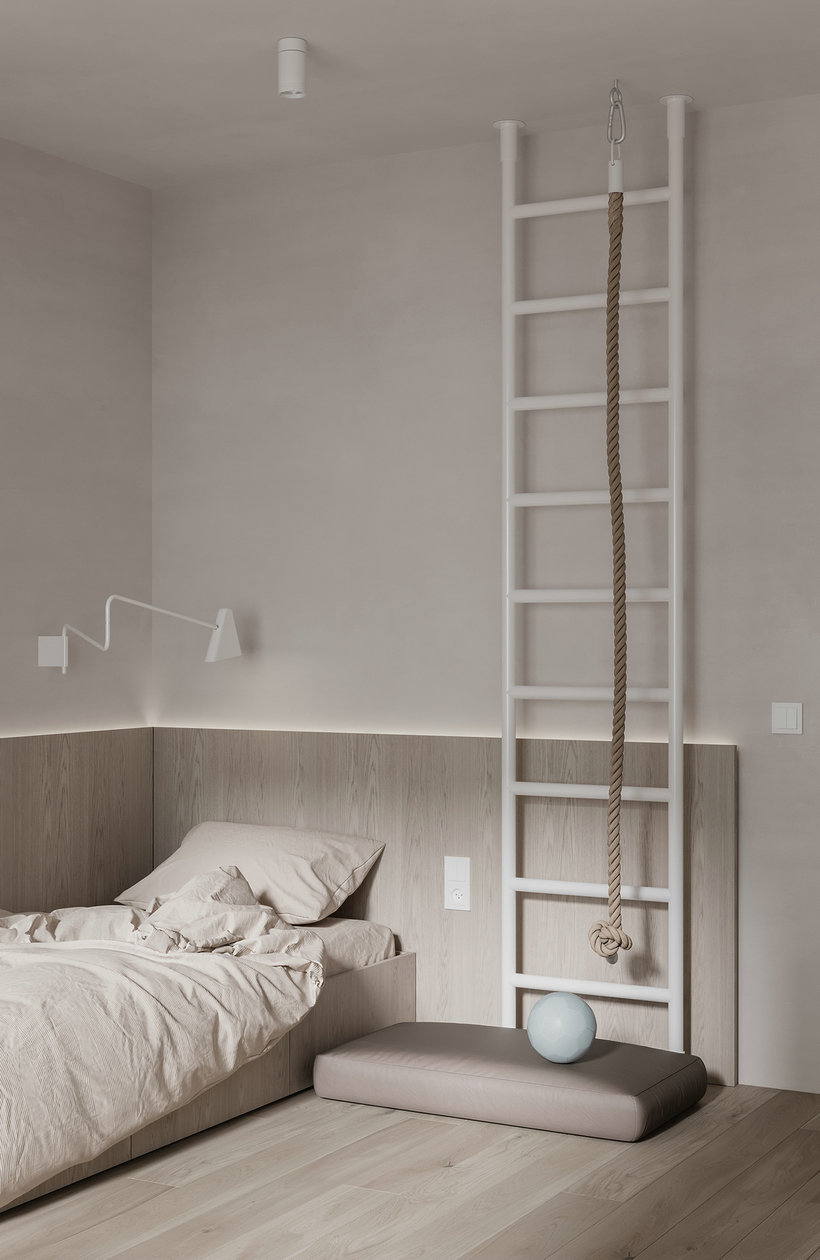 95㎡中性色系公寓设计-19