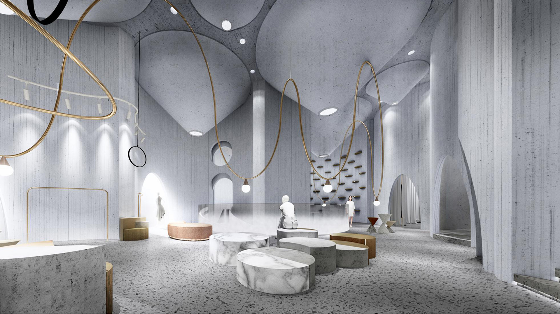 COS·服装品牌展示空间概念设计方案丨卓美设计-7