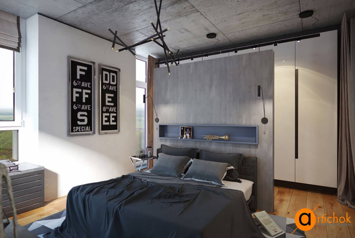 Бетон, контейнер, желтый, лофт - Art-i-chok-23