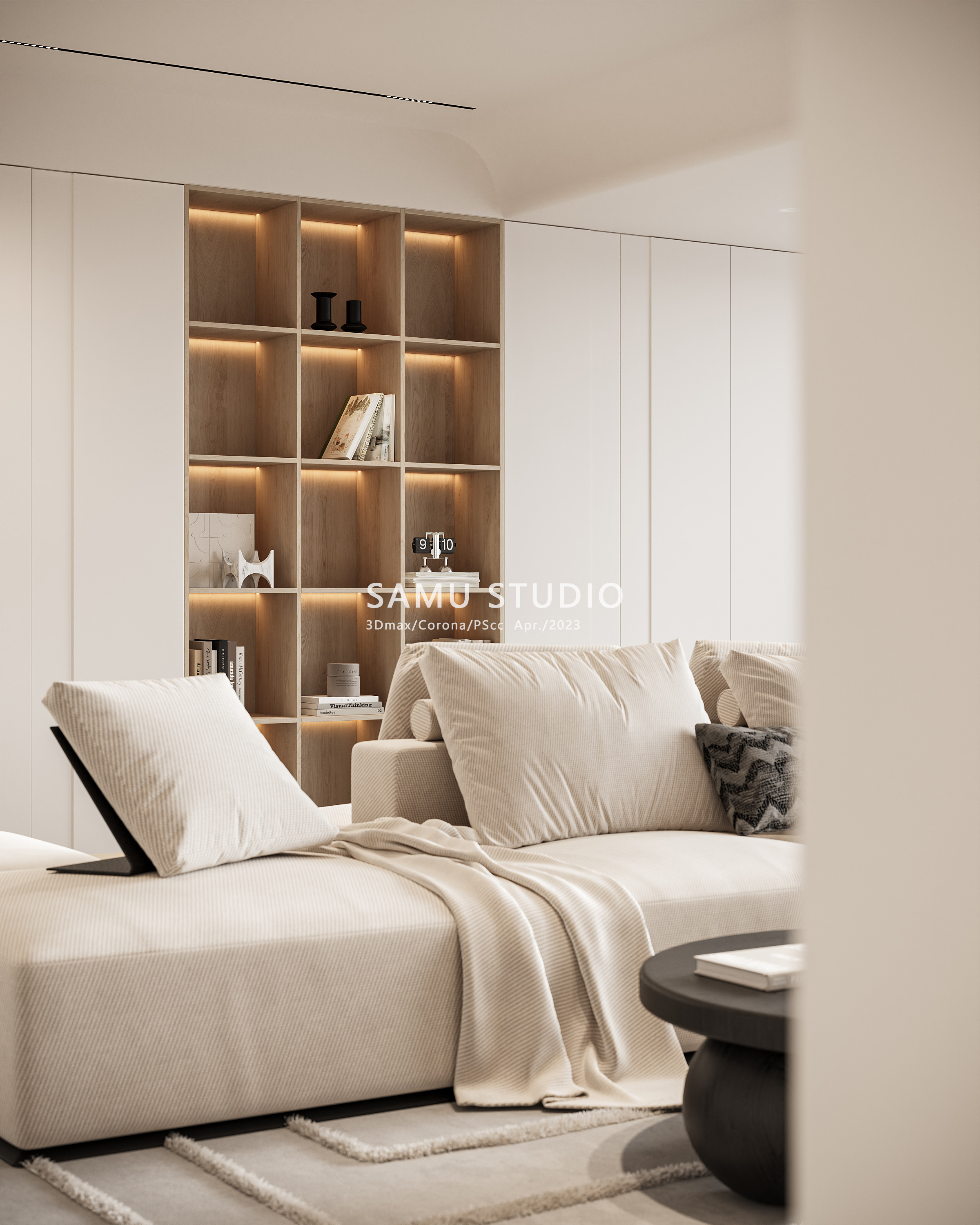 奶油风客餐厅丨SAMU STUDIO-5