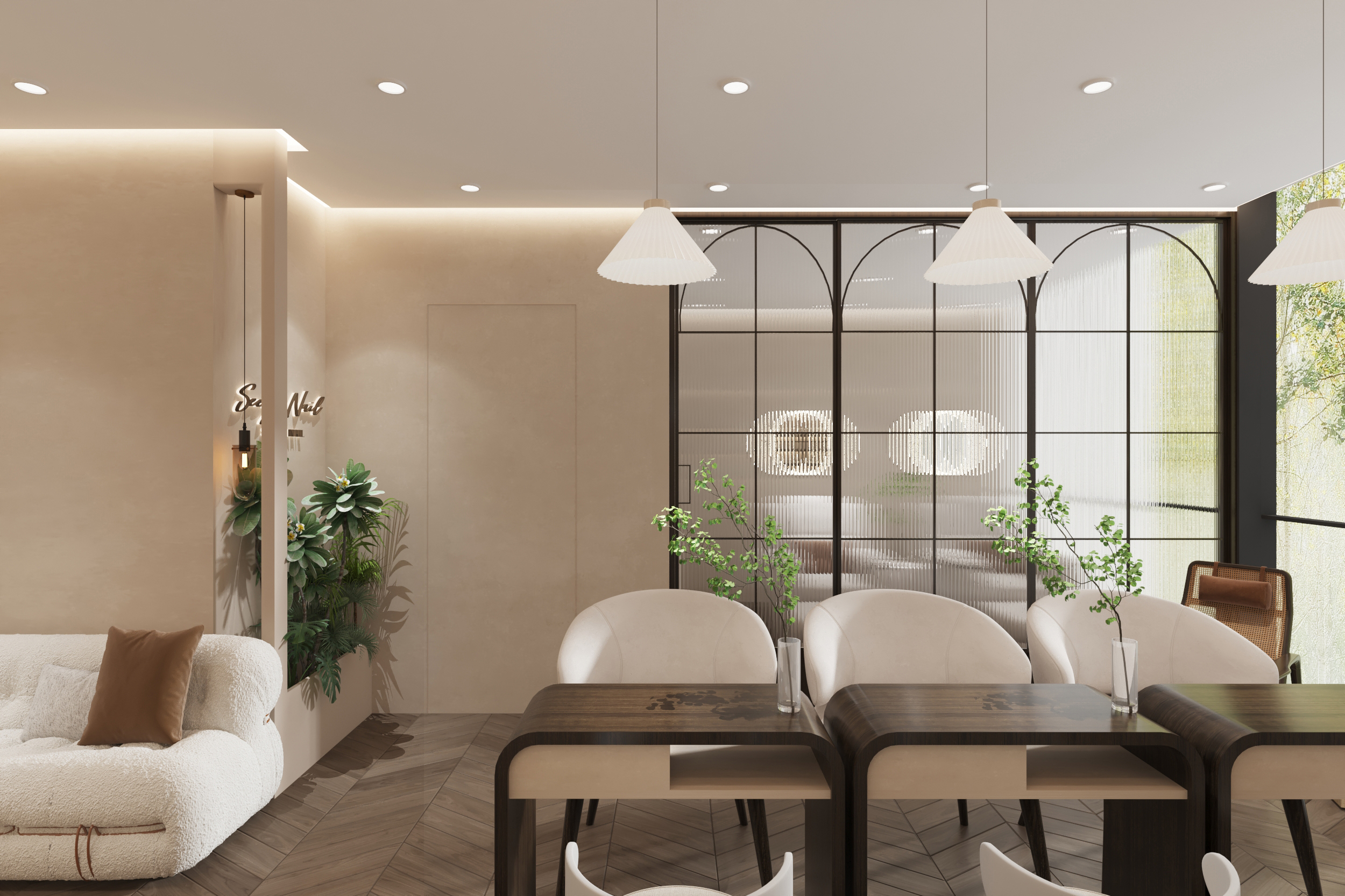 Seeya Nail 美甲美睫店室内设计丨中国深圳丨三思设计工作室-11