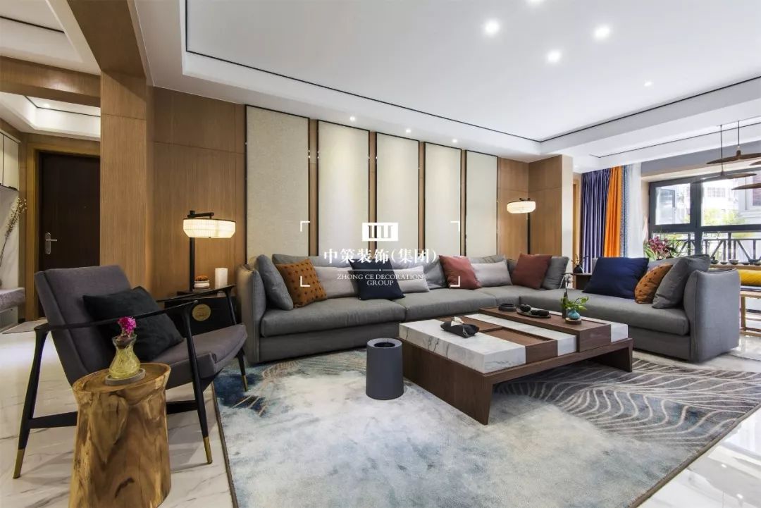 九夏云水 | 现代中式平层，白色基调的无限想象-14